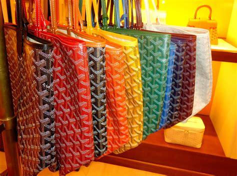 goyard tote bag colors|most popular goyard bag colors.